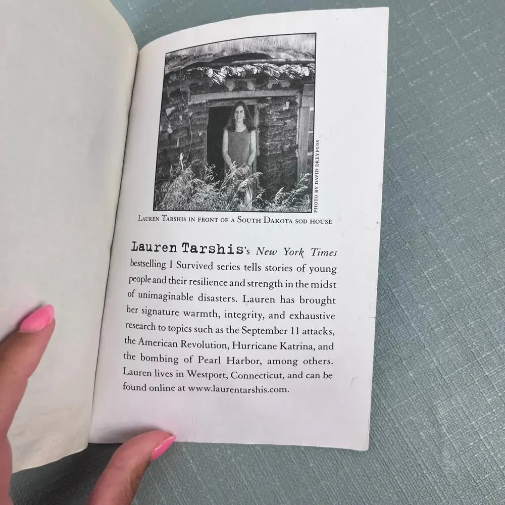I Survived the Children's Blizzard, 1888 Chapter Book Lauren Tarshis